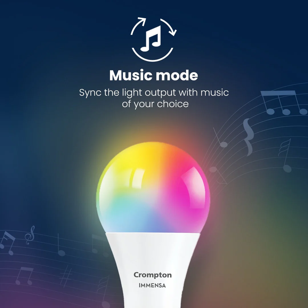 B22 Immensa Smart Bulb with Music Mode 3