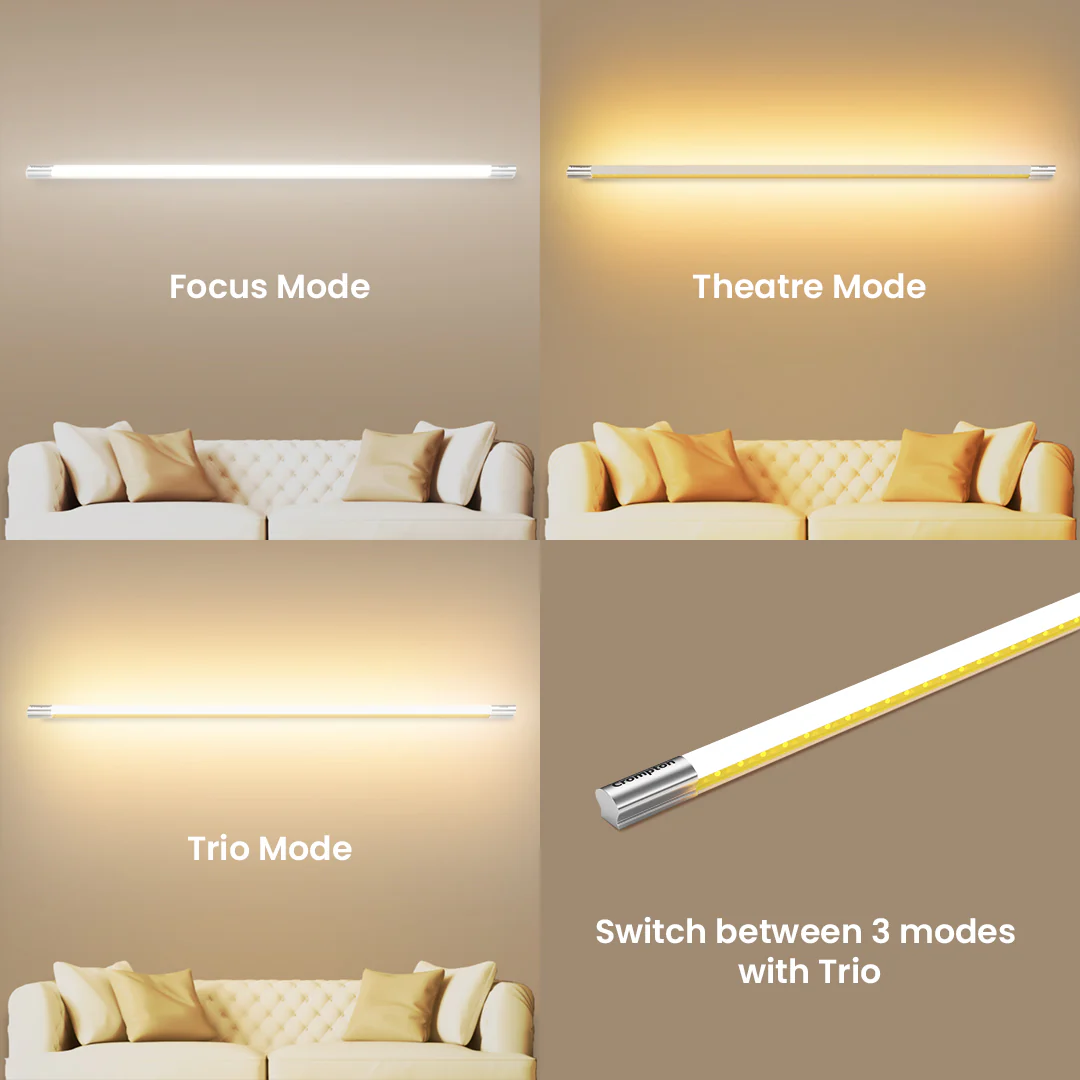 Crompton 22W TRIO Batten Tube Light 2