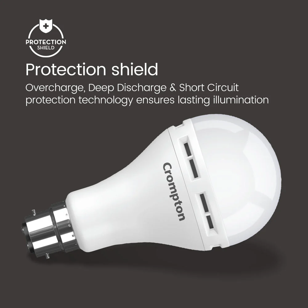 Crompton B22 Backup Led Bulb 4
