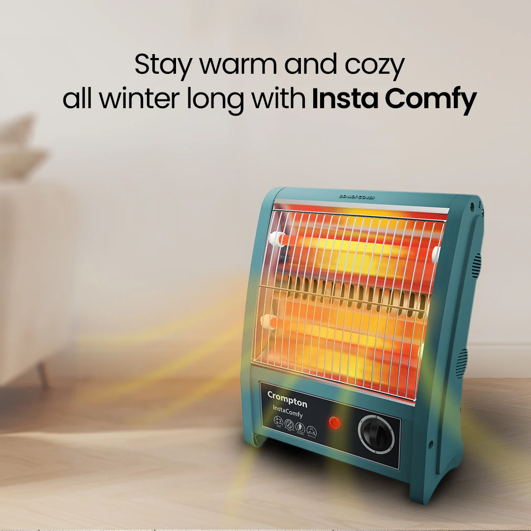 Crompton Insta Comfy 800 W Quartz Room Heater 2