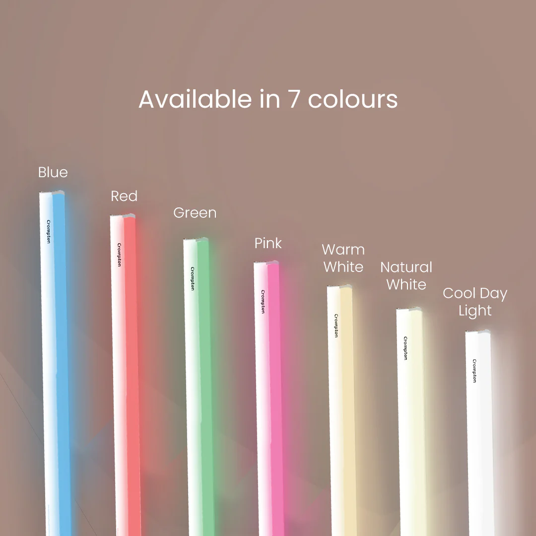 Crompton Laser Ray Neo Color Led Batten 5