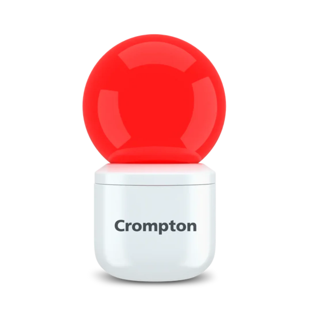 Crompton Led Deco Socket Lamp Red