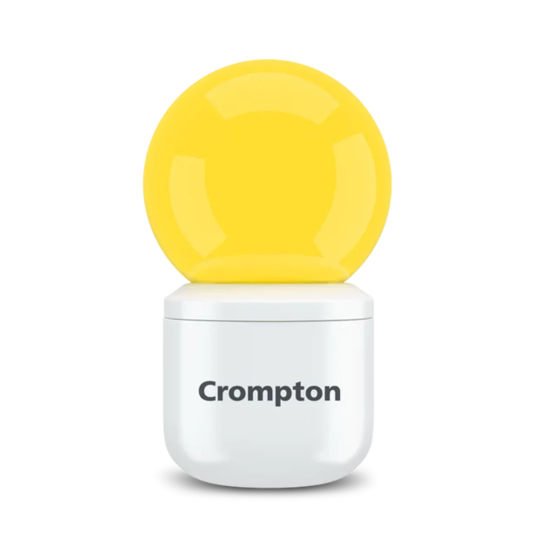 Crompton Led Deco Socket Lamp Yellow