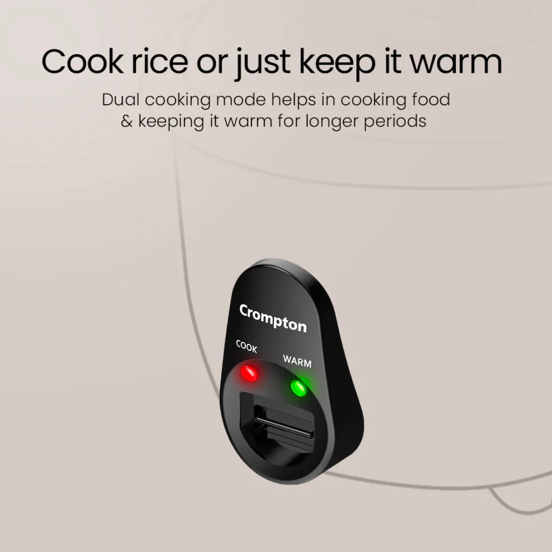 Harvest Pro Single Bowl 1.8Ltr Rice Cooker 5