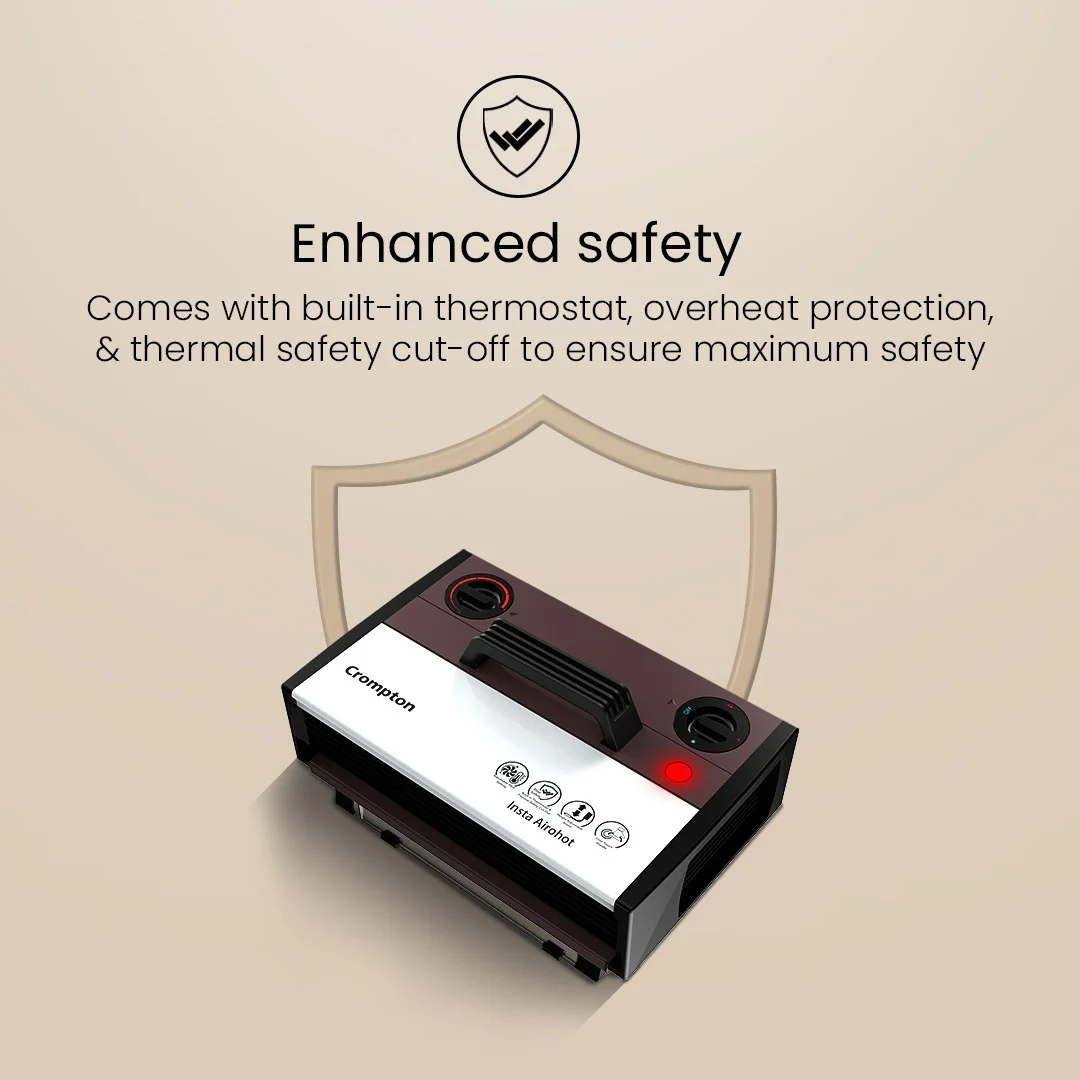 Insta Airohot 2000W Heat Convector & Blower 5