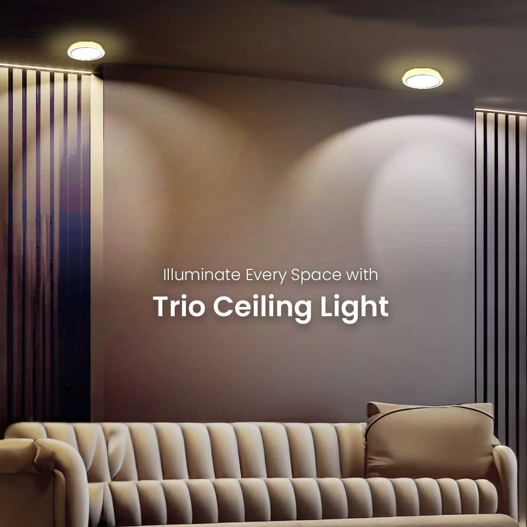 TRIO PANEL 15W ROUND C+W 2